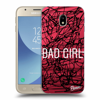 Picasee átlátszó szilikon tok az alábbi mobiltelefonokra Samsung Galaxy J3 2017 J330F - Bad girl