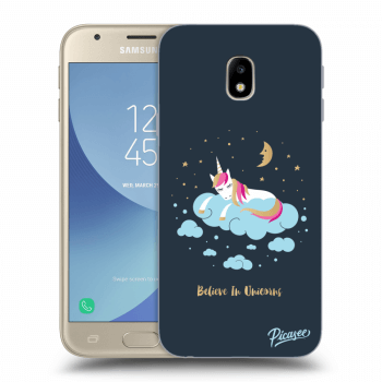 Picasee átlátszó szilikon tok az alábbi mobiltelefonokra Samsung Galaxy J3 2017 J330F - Believe In Unicorns