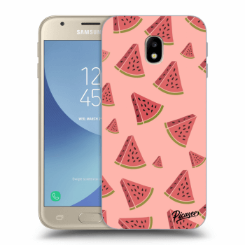 Picasee átlátszó szilikon tok az alábbi mobiltelefonokra Samsung Galaxy J3 2017 J330F - Watermelon