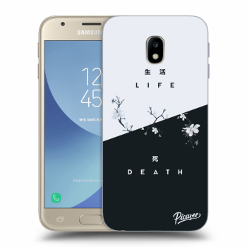 Picasee átlátszó szilikon tok az alábbi mobiltelefonokra Samsung Galaxy J3 2017 J330F - Life - Death