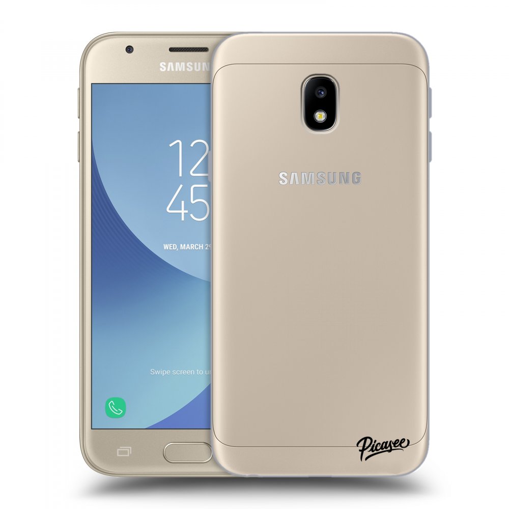Picasee átlátszó szilikon tok az alábbi mobiltelefonokra Samsung Galaxy J3 2017 J330F - Clear