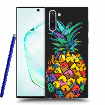 Picasee fekete szilikon tok az alábbi mobiltelefonokra Samsung Galaxy Note 10 N970F - Pineapple