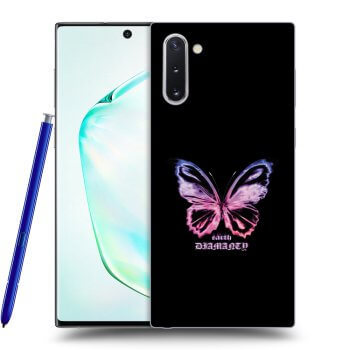 Picasee fekete szilikon tok az alábbi mobiltelefonokra Samsung Galaxy Note 10 N970F - Diamanty Purple