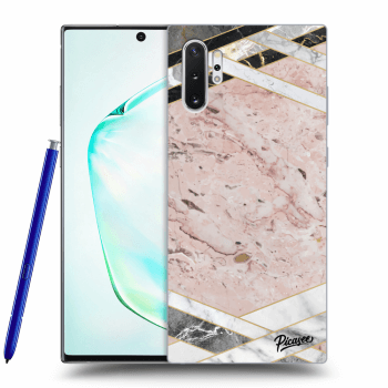Picasee ULTIMATE CASE Samsung Galaxy Note 10+ N975F - készülékre - Pink geometry