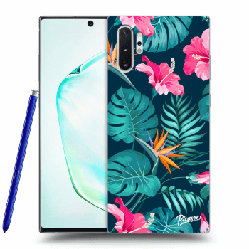 Szilikon tok erre a típusra Samsung Galaxy Note 10+ N975F - Pink Monstera