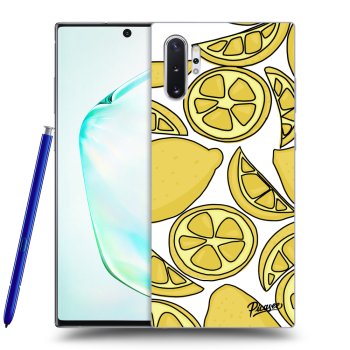 Szilikon tok erre a típusra Samsung Galaxy Note 10+ N975F - Lemon