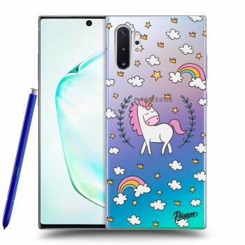 Picasee átlátszó szilikon tok az alábbi mobiltelefonokra Samsung Galaxy Note 10+ N975F - Unicorn star heaven
