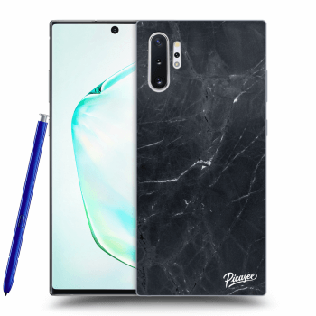 Szilikon tok erre a típusra Samsung Galaxy Note 10+ N975F - Black marble