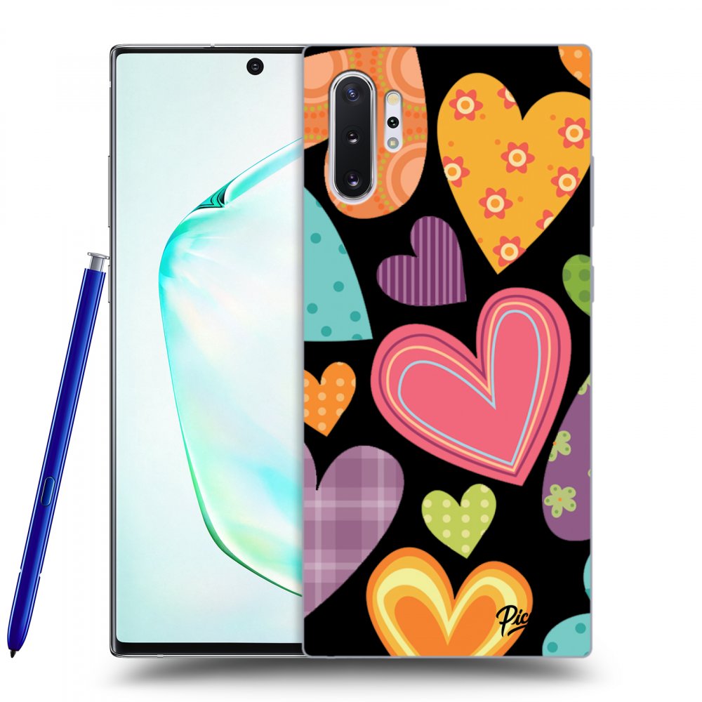 Picasee ULTIMATE CASE Samsung Galaxy Note 10+ N975F - készülékre - Colored heart