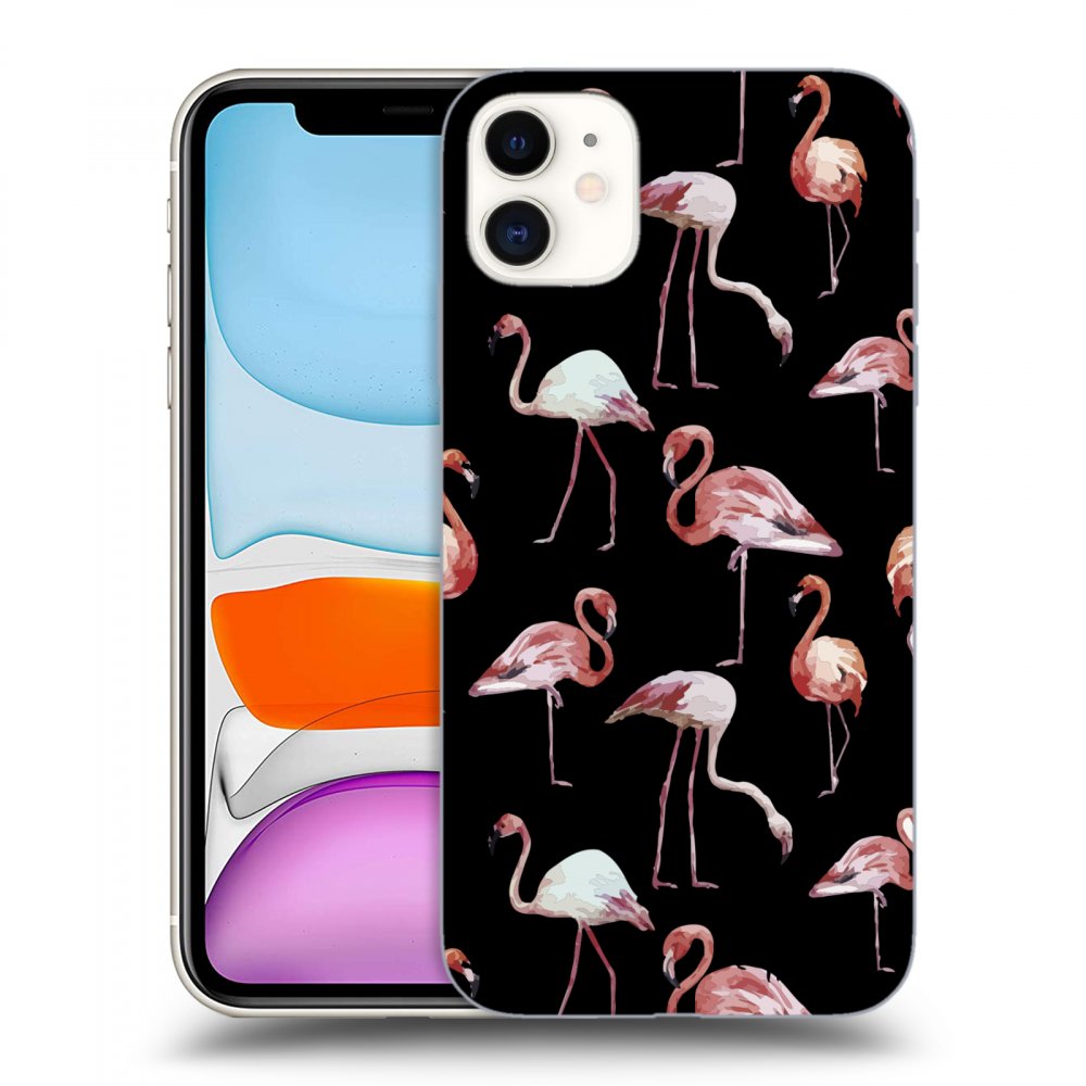 Picasee ULTIMATE CASE MagSafe Apple iPhone 11 - készülékre - Flamingos