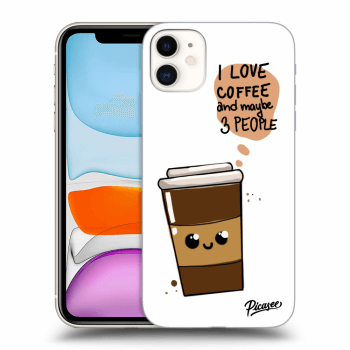 Szilikon tok erre a típusra Apple iPhone 11 - Cute coffee