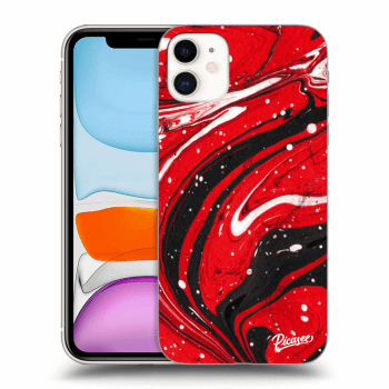 Szilikon tok erre a típusra Apple iPhone 11 - Red black