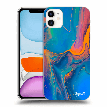 Szilikon tok erre a típusra Apple iPhone 11 - Rainbow