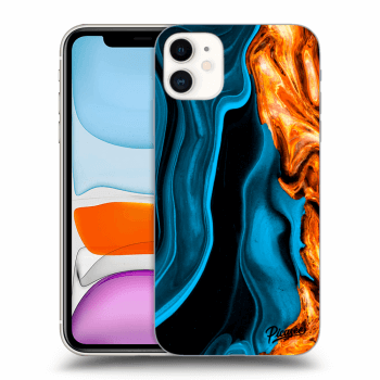 Szilikon tok erre a típusra Apple iPhone 11 - Gold blue