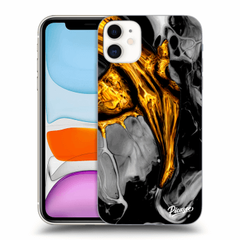 Szilikon tok erre a típusra Apple iPhone 11 - Black Gold