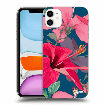 Szilikon tok erre a típusra Apple iPhone 11 - Hibiscus