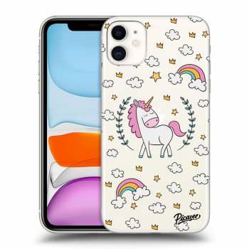 Picasee átlátszó szilikon tok az alábbi mobiltelefonokra Apple iPhone 11 - Unicorn star heaven