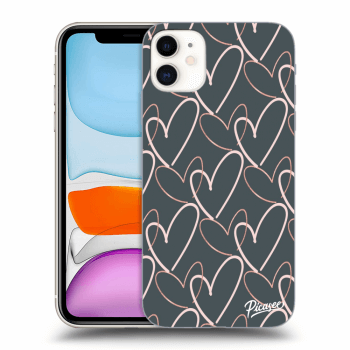 Szilikon tok erre a típusra Apple iPhone 11 - Lots of love