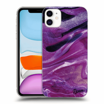 Picasee ULTIMATE CASE MagSafe Apple iPhone 11 - készülékre - Purple glitter