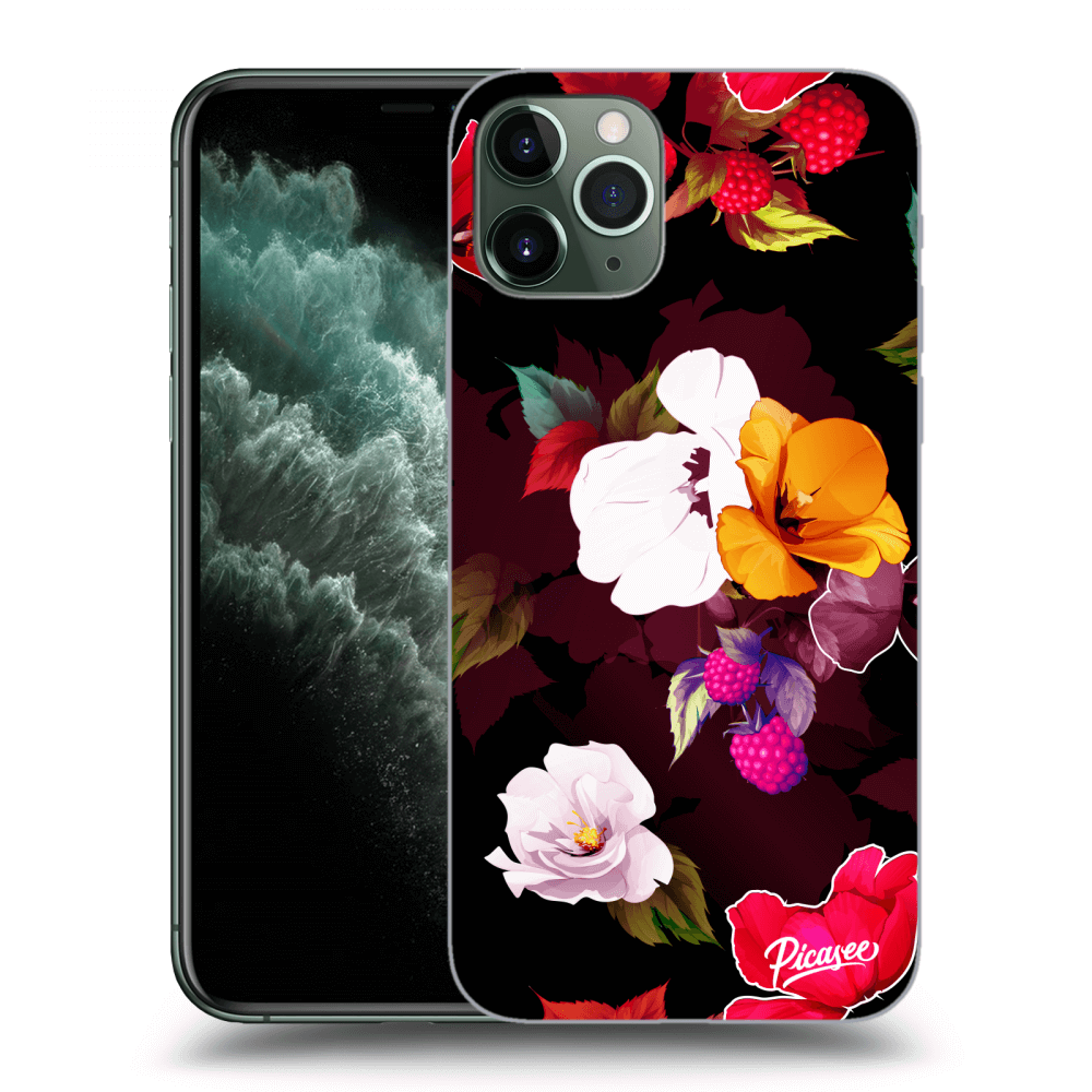 Picasee ULTIMATE CASE MagSafe Apple iPhone 11 Pro - készülékre - Flowers and Berries