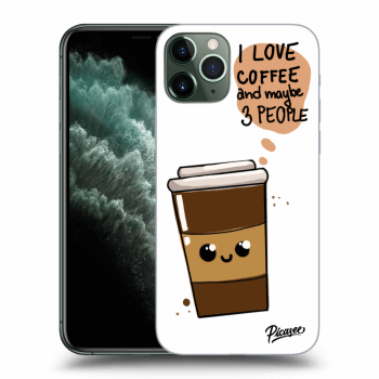 Picasee átlátszó szilikon tok az alábbi mobiltelefonokra Apple iPhone 11 Pro - Cute coffee