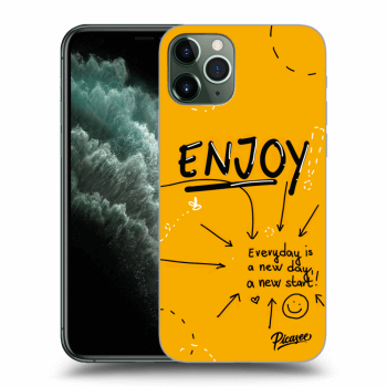 Picasee átlátszó szilikon tok az alábbi mobiltelefonokra Apple iPhone 11 Pro - Enjoy