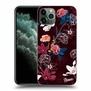 Picasee átlátszó szilikon tok az alábbi mobiltelefonokra Apple iPhone 11 Pro - Dark Meadow