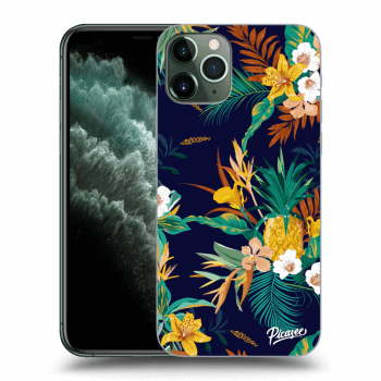 Picasee átlátszó szilikon tok az alábbi mobiltelefonokra Apple iPhone 11 Pro - Pineapple Color