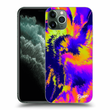 Picasee átlátszó szilikon tok az alábbi mobiltelefonokra Apple iPhone 11 Pro - Burn