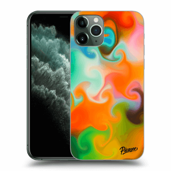 Picasee átlátszó szilikon tok az alábbi mobiltelefonokra Apple iPhone 11 Pro - Juice