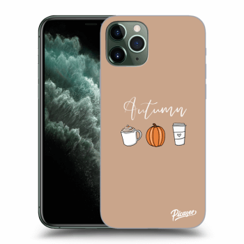 Picasee átlátszó szilikon tok az alábbi mobiltelefonokra Apple iPhone 11 Pro - Autumn