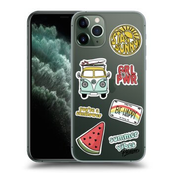 Picasee átlátszó szilikon tok az alábbi mobiltelefonokra Apple iPhone 11 Pro - Summer