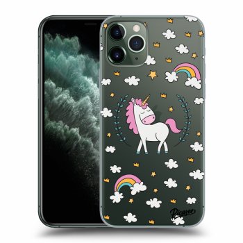 Picasee átlátszó szilikon tok az alábbi mobiltelefonokra Apple iPhone 11 Pro - Unicorn star heaven