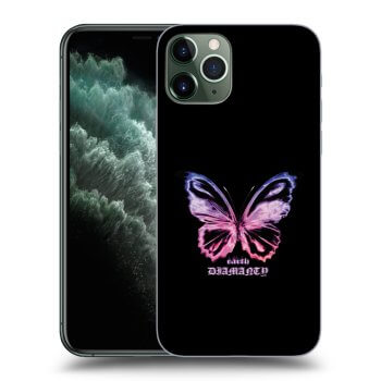 Picasee fekete szilikon tok az alábbi mobiltelefonokra Apple iPhone 11 Pro - Diamanty Purple