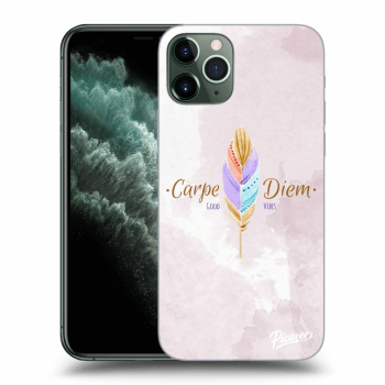 Picasee átlátszó szilikon tok az alábbi mobiltelefonokra Apple iPhone 11 Pro - Carpe Diem