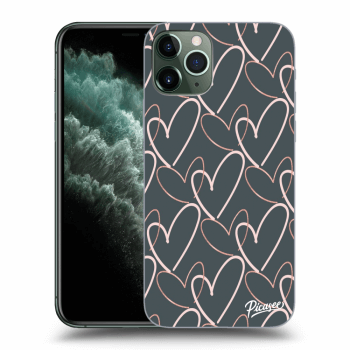Picasee átlátszó szilikon tok az alábbi mobiltelefonokra Apple iPhone 11 Pro - Lots of love