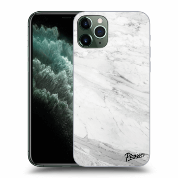 Picasee átlátszó szilikon tok az alábbi mobiltelefonokra Apple iPhone 11 Pro - White marble