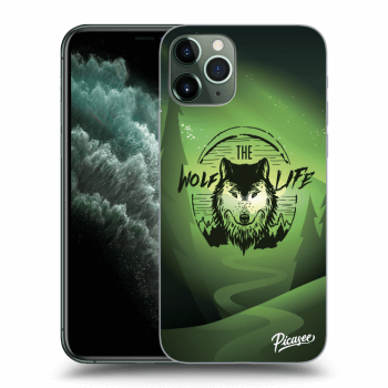 Picasee átlátszó szilikon tok az alábbi mobiltelefonokra Apple iPhone 11 Pro - Wolf life