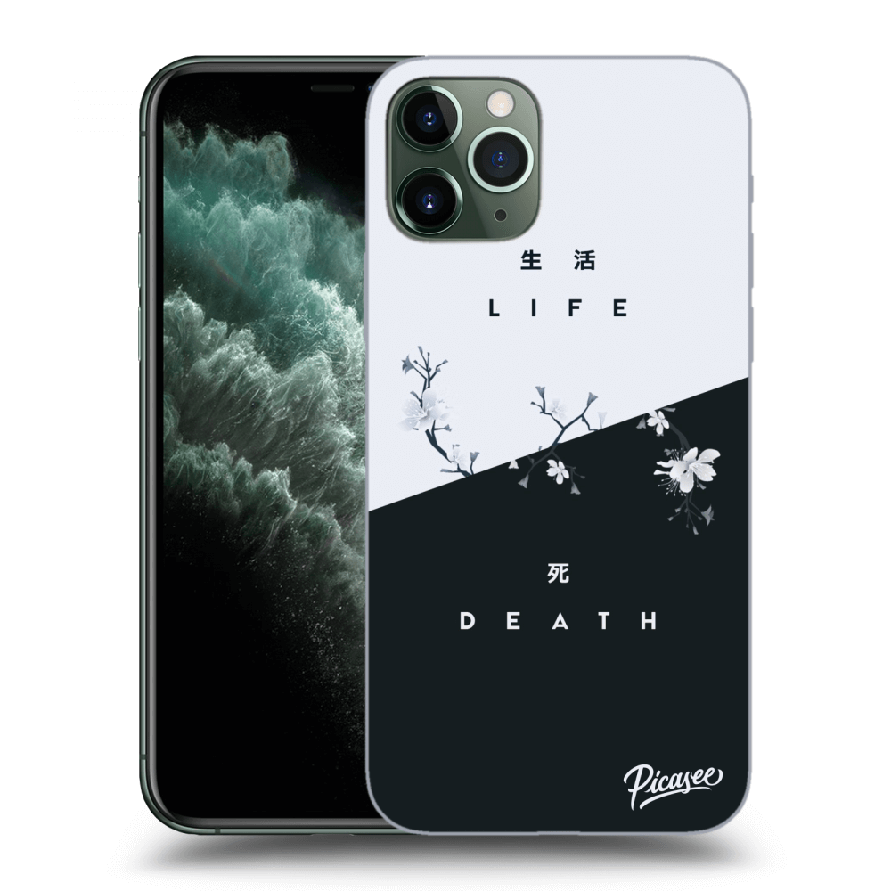 Picasee átlátszó szilikon tok az alábbi mobiltelefonokra Apple iPhone 11 Pro - Life - Death