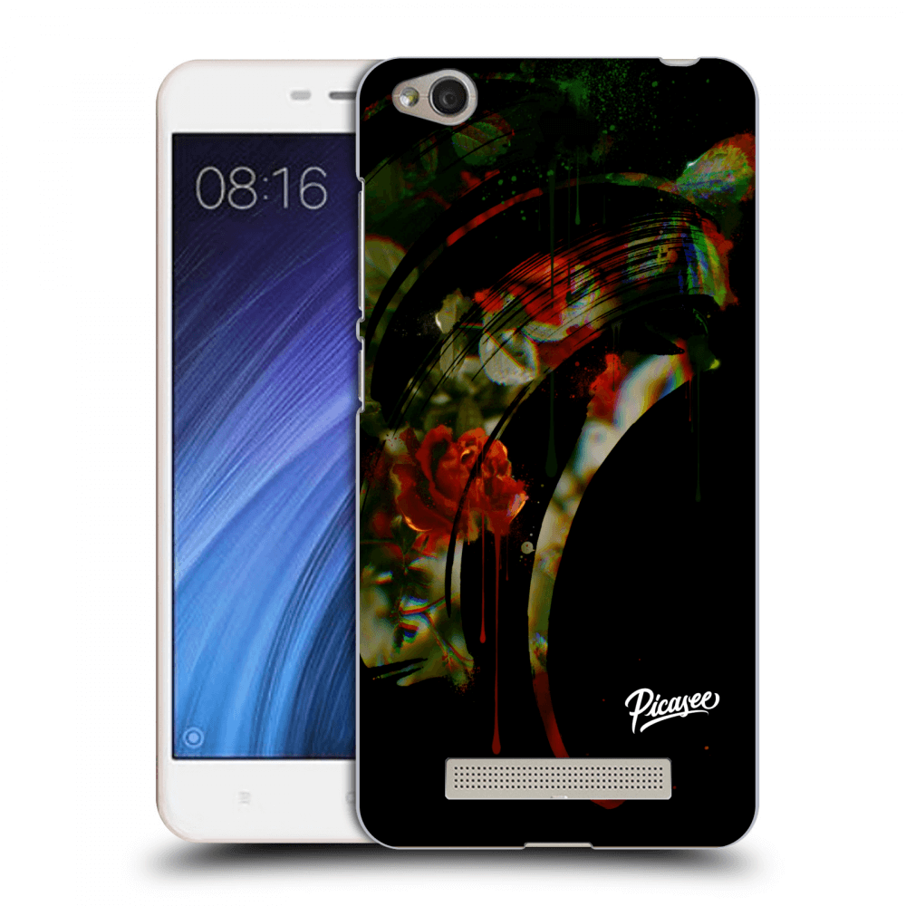 Picasee átlátszó szilikon tok az alábbi mobiltelefonokra Xiaomi Redmi 4A - Roses black