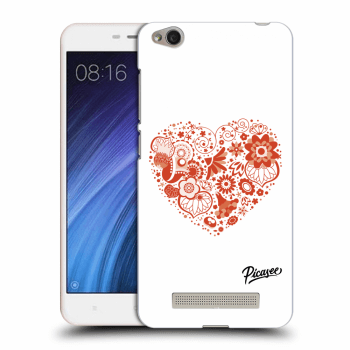 Picasee átlátszó szilikon tok az alábbi mobiltelefonokra Xiaomi Redmi 4A - Big heart