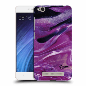 Picasee átlátszó szilikon tok az alábbi mobiltelefonokra Xiaomi Redmi 4A - Purple glitter