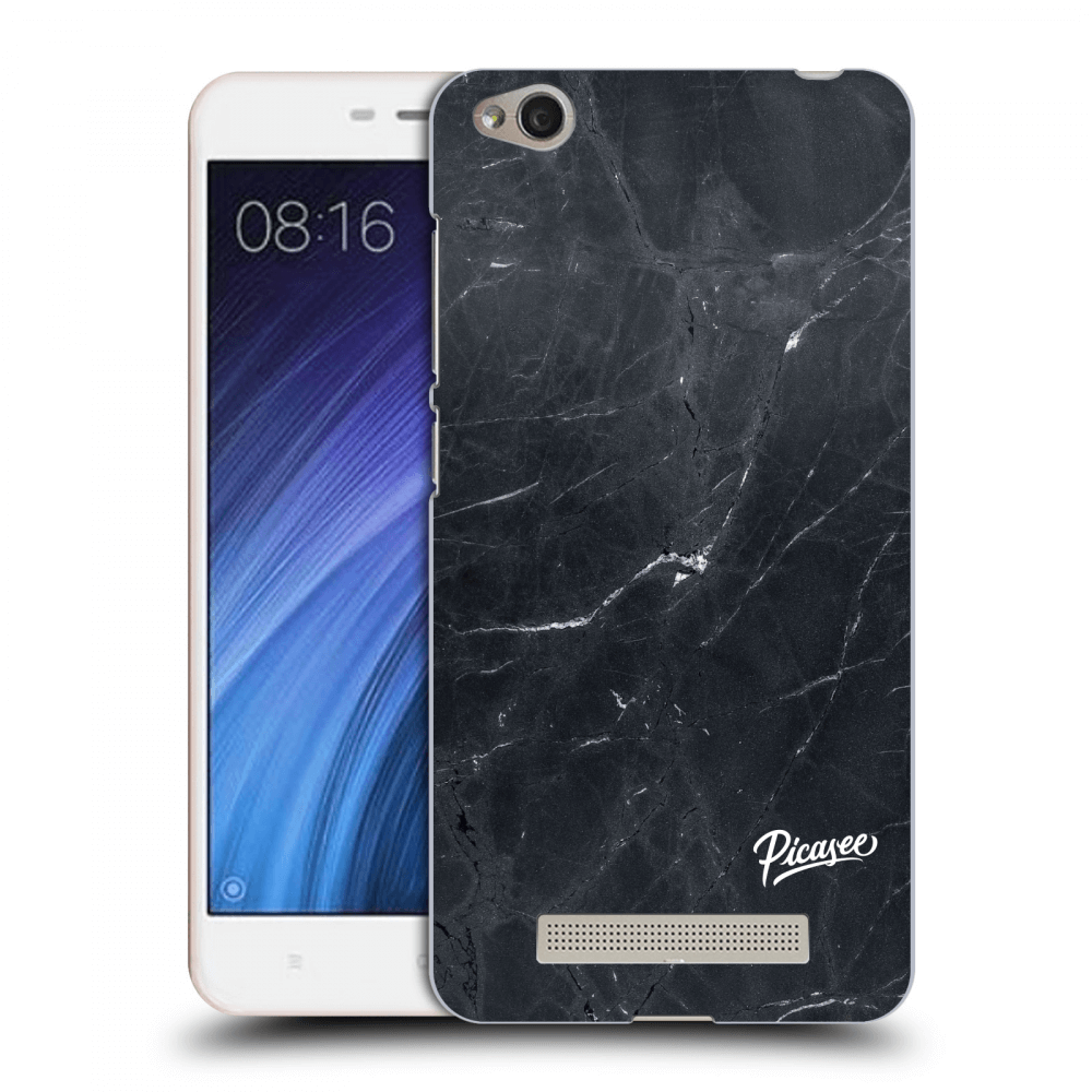 Picasee átlátszó szilikon tok az alábbi mobiltelefonokra Xiaomi Redmi 4A - Black marble