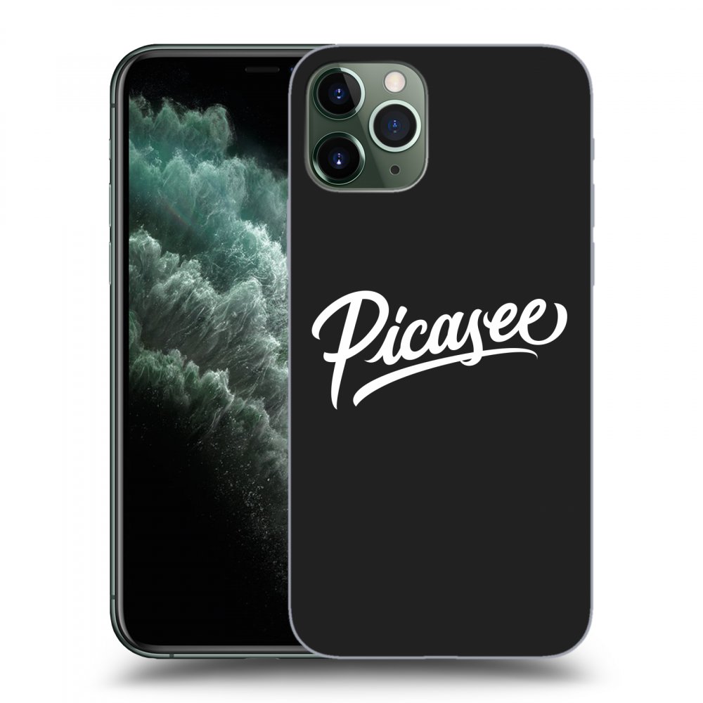 Picasee fekete szilikon tok az alábbi mobiltelefonokra Apple iPhone 11 Pro Max - Picasee - White