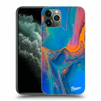 Szilikon tok erre a típusra Apple iPhone 11 Pro Max - Rainbow