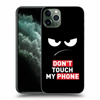 Szilikon tok erre a típusra Apple iPhone 11 Pro Max - Angry Eyes - Transparent