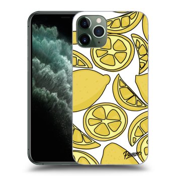 Szilikon tok erre a típusra Apple iPhone 11 Pro Max - Lemon