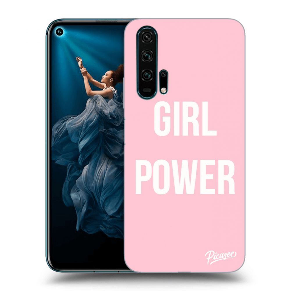 Picasee átlátszó szilikon tok az alábbi mobiltelefonokra Honor 20 Pro - Girl power