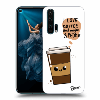 Szilikon tok erre a típusra Honor 20 Pro - Cute coffee