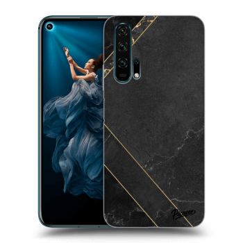 Szilikon tok erre a típusra Honor 20 Pro - Black tile